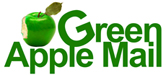 Green Apple Mail Logo #ydealinc.com #ydealinc #ydeal